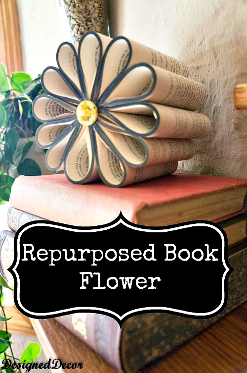12 Awesome Book Page Projects- Do you love repurposing old things into something new and pretty? Then you'll love these book page projects! | book upcycle projects, #upcycle #repurpose #recycle #diyProjects #ACultivatedNest