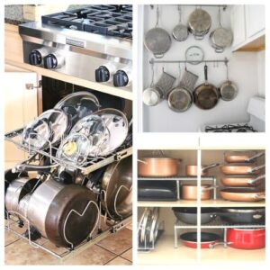 10 Awesome Tips For Organizing Pots And Pans A Cultivated Nest   Tips For Organizing Pots And Pans 500px V2 300x300 