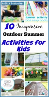 10 Inexpensive Summer Outdoor Activities for Kids