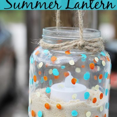 DIY Summer Hanging Jar Lantern