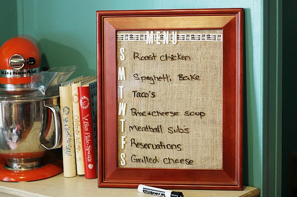 The Thrifty Spender: DIY Menu Board