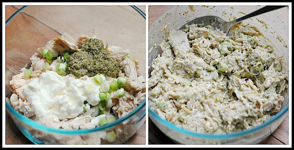 Pesto Chicken Salad | Quick, Easy & Delicious!