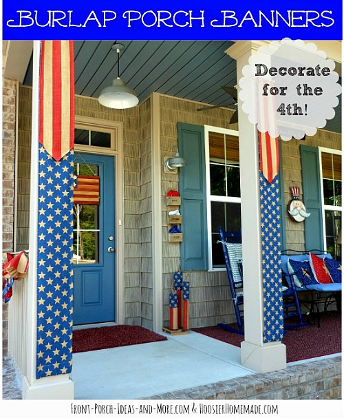 20 Cute Patriotic Outdoor Decoration Crafts- These cute DIY patriotic outdoor decorations ideas will turn your ordinary yard or front porch into the festive place to be! | Fourth of July decorations, Memorial Day decorations, flag themed décor #FourthOfJuly #MemorialDay #DIY #patrioticDecor #ACultivatedNest