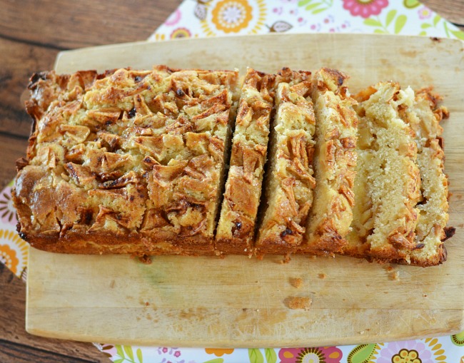 Homemade Apple Bread - It's dense, it's delicious and it's pretty easy to put together.