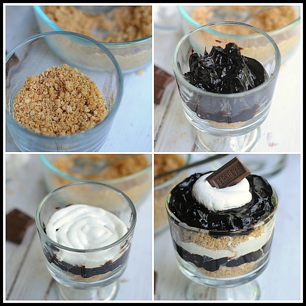 How to layer a S'more Trifle