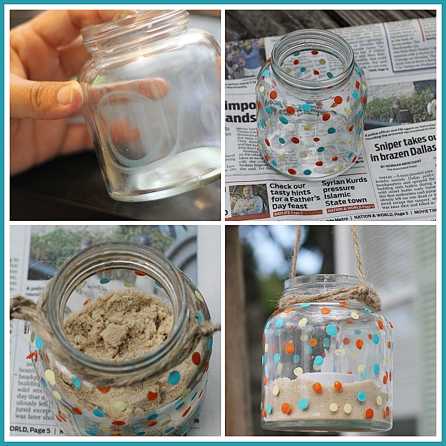 How to Make Hanging Mason Jars for Storage