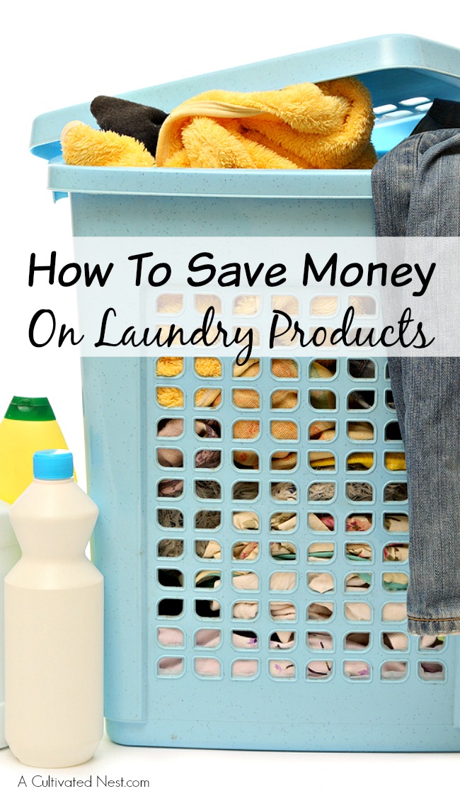 How To Save Money On Laundry Products: