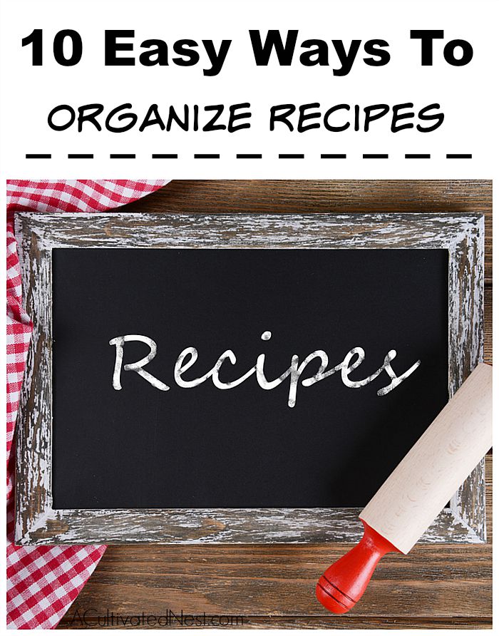 How to Organize Recipes: Paper and Digital Options