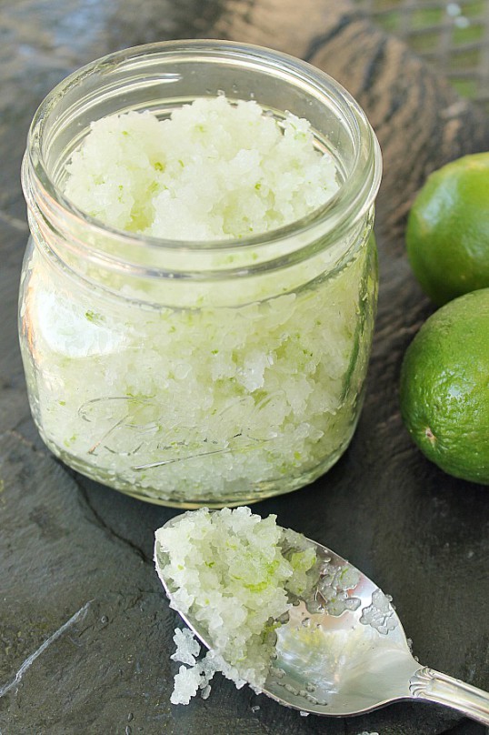 Diy Coconut Lime Salt Scrub