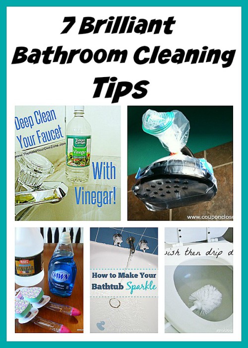 7 Brilliant Bathroom Cleaning Tips