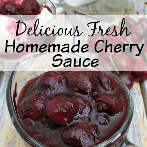 Delicious Fresh Homemade Cherry Sauce 9953