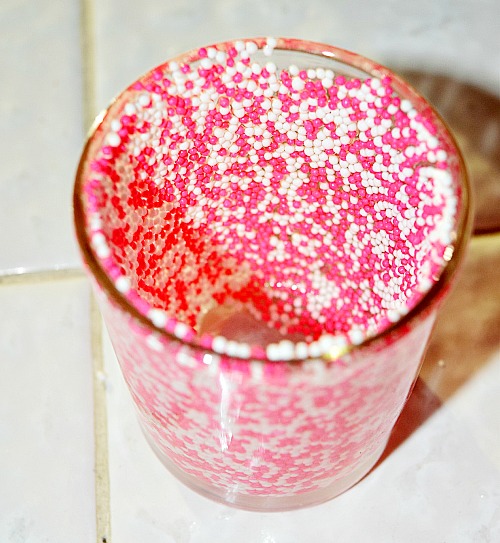 DIY Apple Scented Candles with Sprinkles