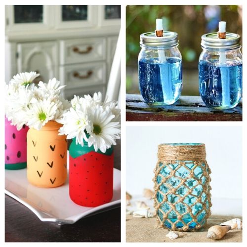 4 Ideas for Crafting a Drinking Glass Out of a Mason Jar