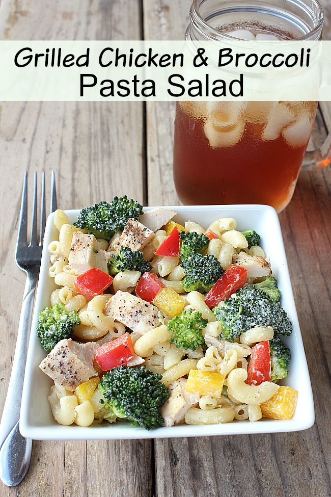 Delicious Grilled Chicken and Broccoli Pasta Salad