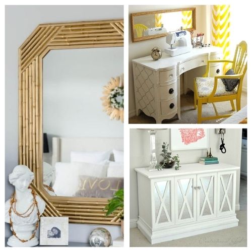 14 Inspiring Thrift Store Makeover Ideas- These DIY thrift store makeovers will give you plenty to work on and are truly gorgeous! Add them to your home or office's decor! | #thriftStoreMakeover #DIY #furnitureDIY #decor #ACultivatedNest