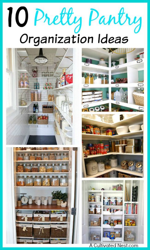 10 Pretty Pantry Organization Ideas