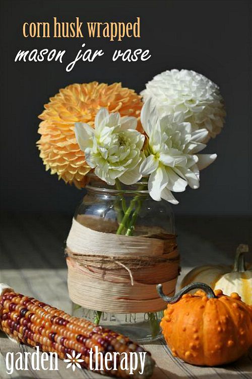 fall mason jar centerpieces