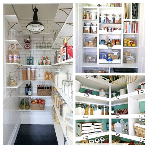 NARROW AND DEEP PANTRY ORGANIZATION IDEAS 