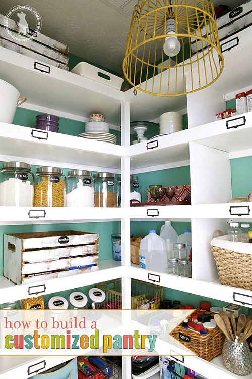 15 Pretty Pantry Organization Ideas- The perfect pantry is both functional, and beautiful. Check out these pretty pantry organization ideas to inspire your next pantry makeover! | #pantry #organization #organizingTips #kitchenOrganization #ACultivatedNest