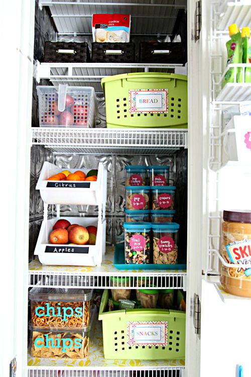 15 Pretty Pantry Organization Ideas- The perfect pantry is both functional, and beautiful. Check out these pretty pantry organization ideas to inspire your next pantry makeover! | #pantry #organization #organizingTips #kitchenOrganization #ACultivatedNest