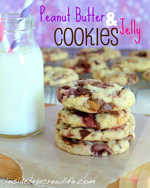 10 delicious twists on peanut butter and jelly- cookies