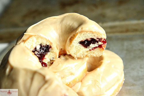 10 delicious twists on peanut butter and jelly- donuts