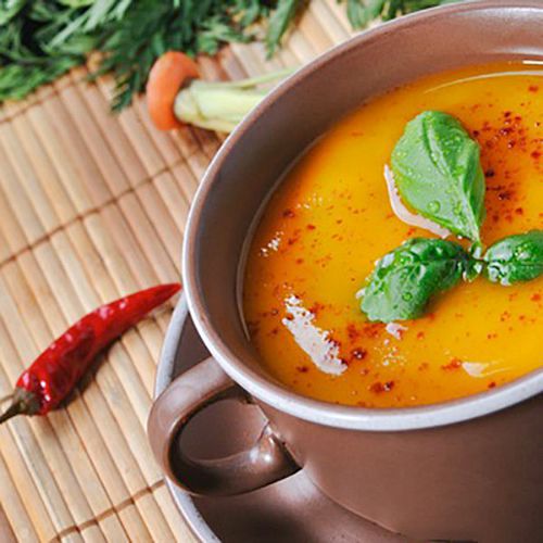 15 cozy and comforting slow cooker soups for fall- Pumpkin Soup