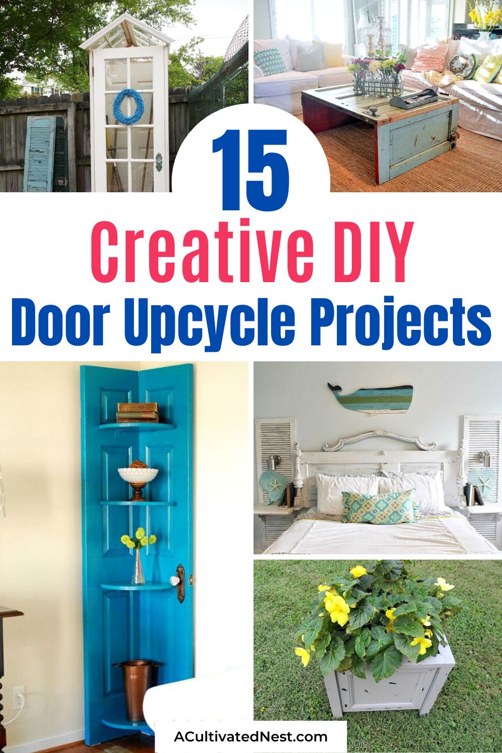 15 Creative Upcycled Door DIY Projects