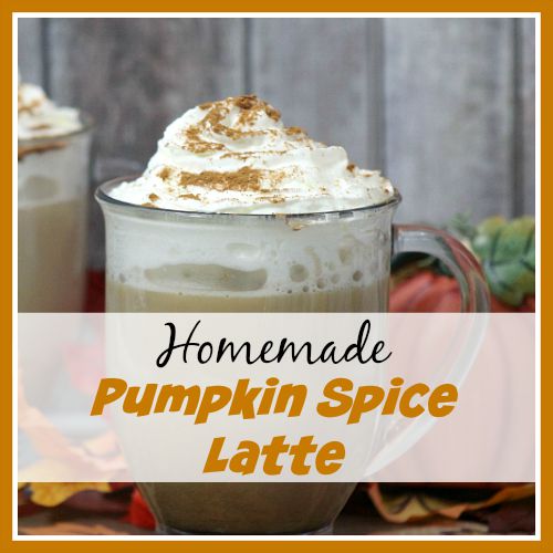 Homemade Pumpkin Spice Latte