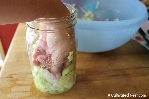 Easy and inexpensive homemade sauerkraut