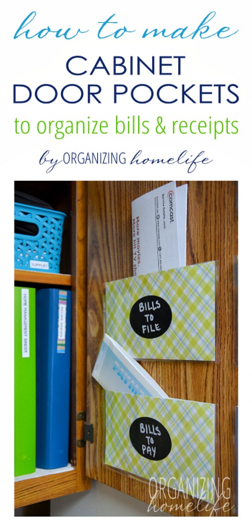 how to organize your bills and papers