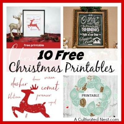 10 Free Christmas Printables