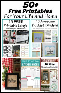 50+ Free Printables for Your Life and Home