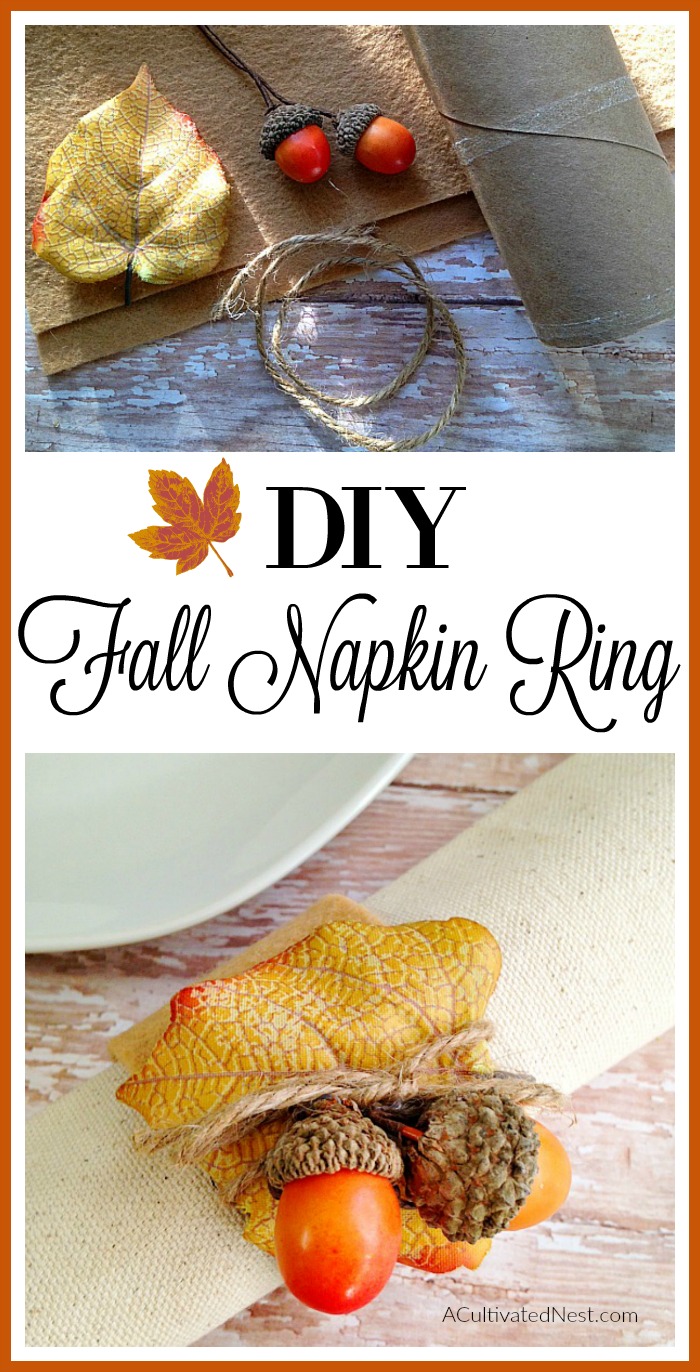 DIY Fall Napkin Ring