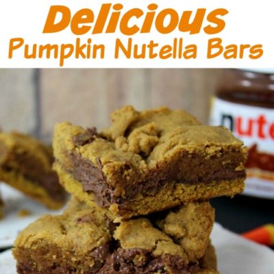 Delicious Pumpkin Nutella Bars
