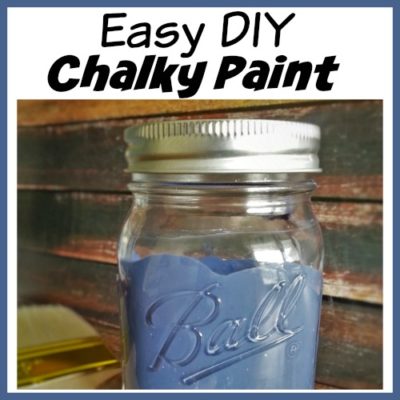 Easy DIY Chalky Paint