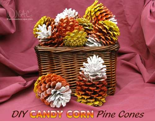 20 Fun DIY Pinecone Crafts- If you want a fun way to use all the pinecones in your yard, then you'll love these creative DIY pinecone crafts! | fall DIY projects, fall crafts using pinecones, homemade fall decorations, #DIY #pinecones #craft #fallDecor #ACultivatedNest