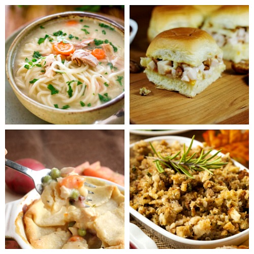 20 Ways To Eat Up Leftover Turkey- Leftover turkey doesn't mean you have to eat only turkey sandwiches! For some different (and delicious) ways to eat up leftover turkey, try these reicpes! | extra turkey, excess turkey, ways to use up leftover Thanksgiving turkey, Christmas turkey, turkey soup, turkey tacos, turkey casseroles, food, #recipe #turkey #ACultivatedNest