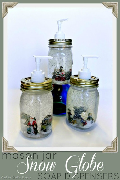 20 Festive Christmas Mason Jar DIYs- If you want a fun and frugal way to decorate your home for Christmas, then you need to make one of these 10 festive Christmas Mason jar crafts! | DIY holiday décor project, décor to make with Mason jars, DIY Christmas decorations, #crafts #ChristmasDIY #ChristmasCrafts #ChristmasDecor #ACultivatedNest