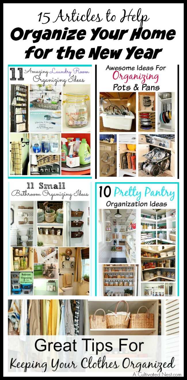 Organization and Storage Ideas for the New Year - Valley + Birch