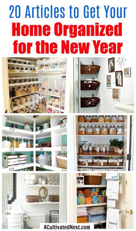 20 Articles to Help Organize Your Home for the New Year