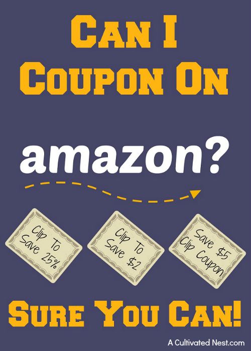 Can you use coupons on Amazon?