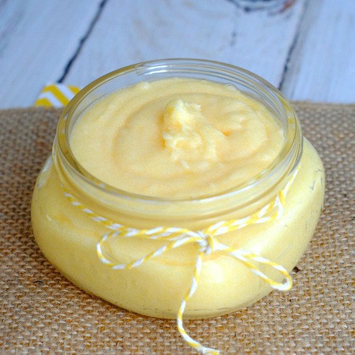 Homemade Lemon Sugar Scrub