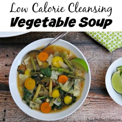 Low Calorie Cleansing Vegetable Soup