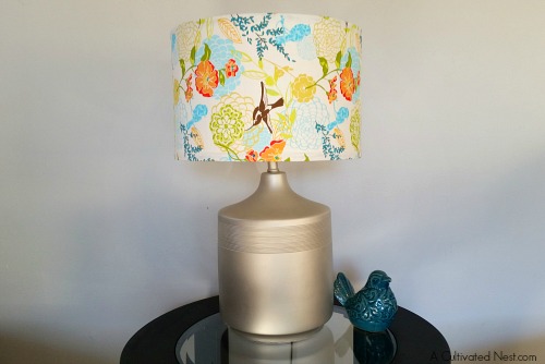 Easy DIY way to revive an old lamp shade