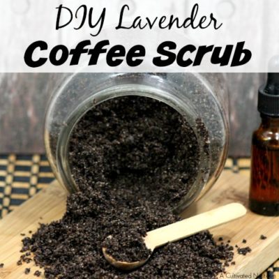 DIY Lavender Coffee Scrub