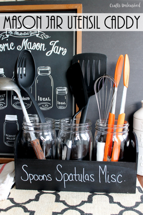 15 Clever Mason Jar Organization Ideas - Mason jars make great organization tools! If you need to organize your home, check out these 15 clever Mason jar organization ideas! | #ACultivatedNest