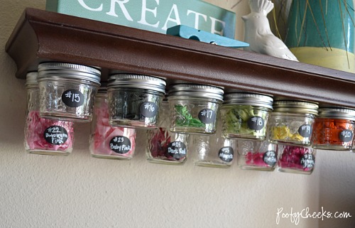 Mason Jar Home Organization Ideas