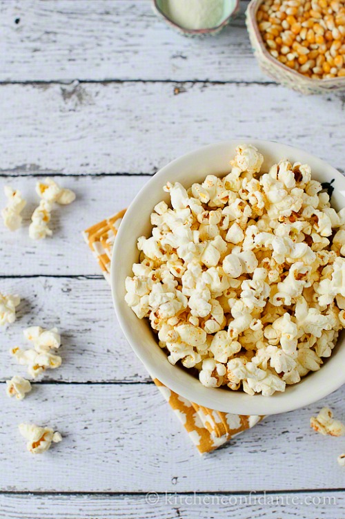 Sweet and Spicy Wasabi Popcorn