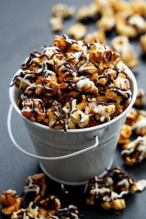 Zebra Caramel Corn Popcorn